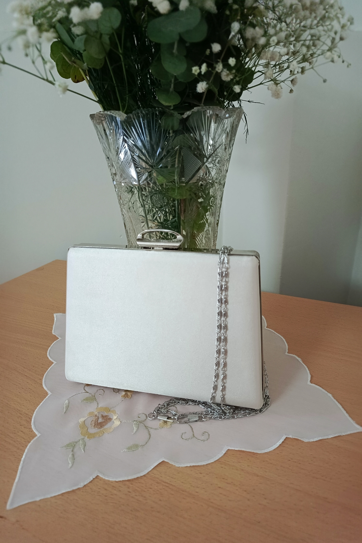 Ten Lazer Taşlı Abiye Çanta - Özel Tasarım