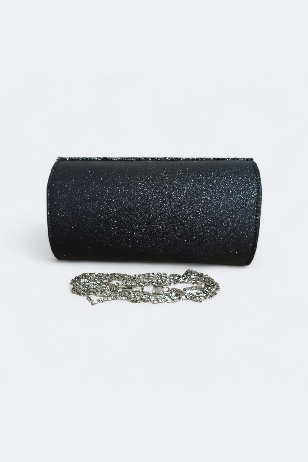 Black Crystal Stone Clutch Bag