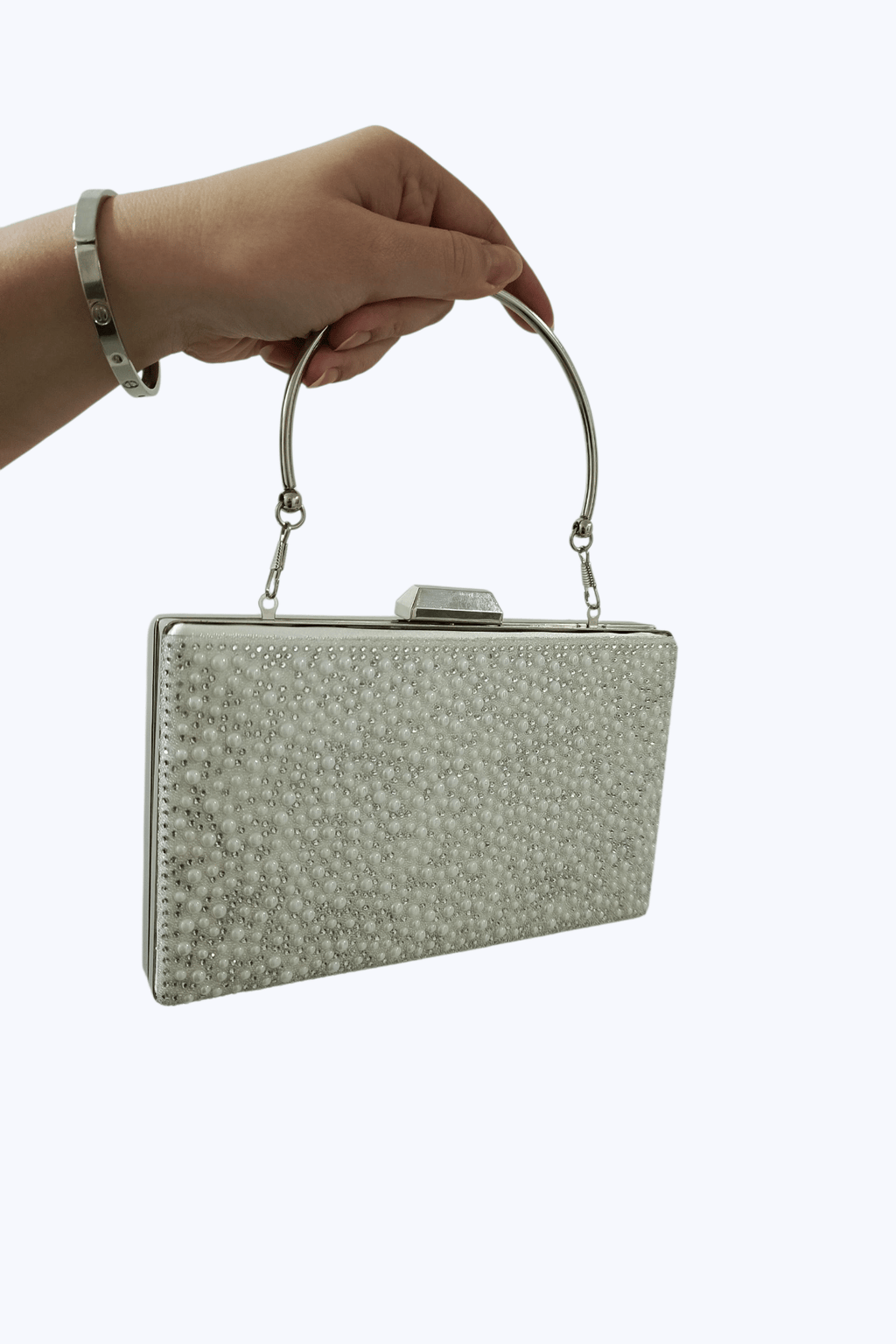 Sedef İnci Taşlı Kadın Abiye Çanta