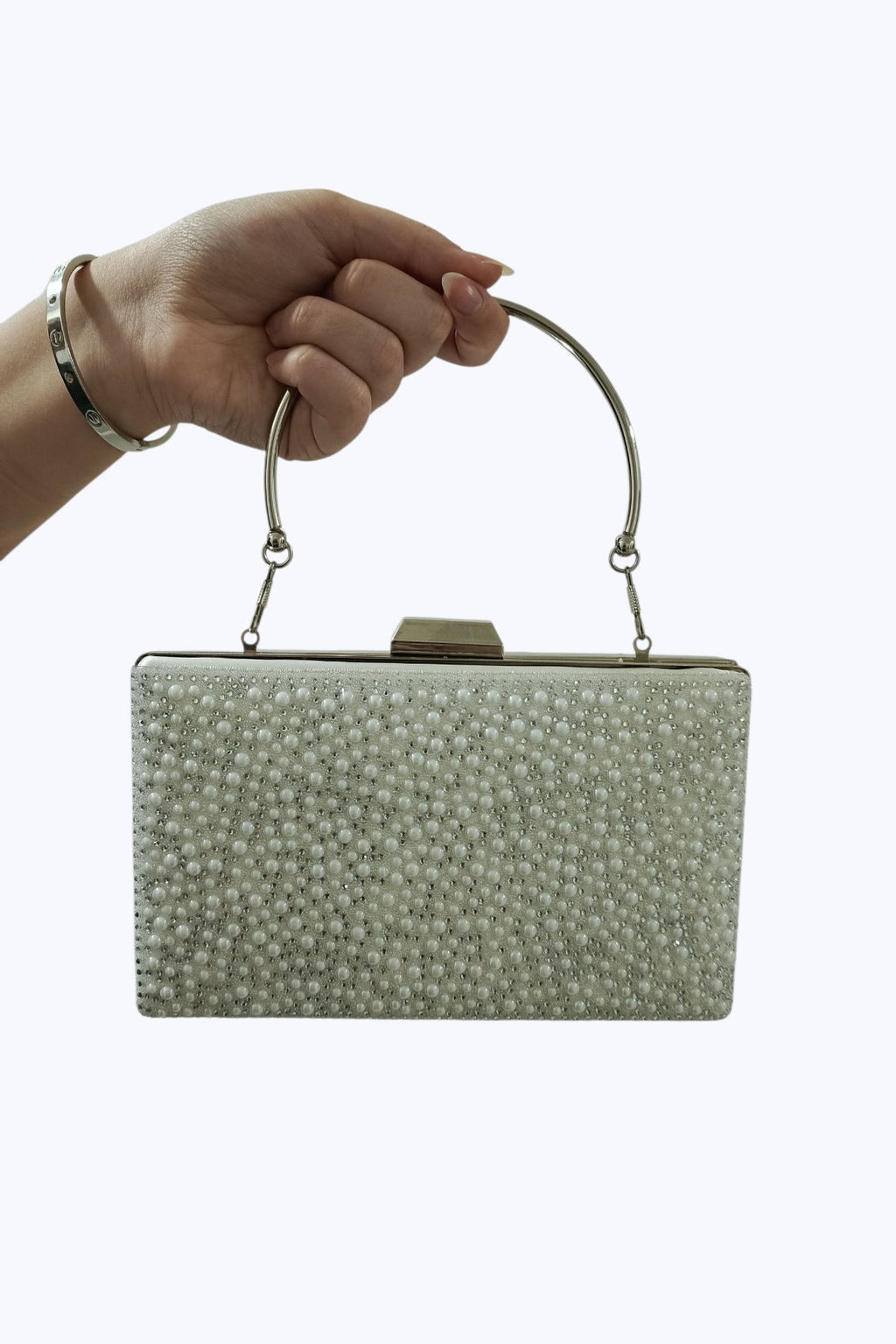 Sedef İnci Taşlı Kadın Abiye Çanta